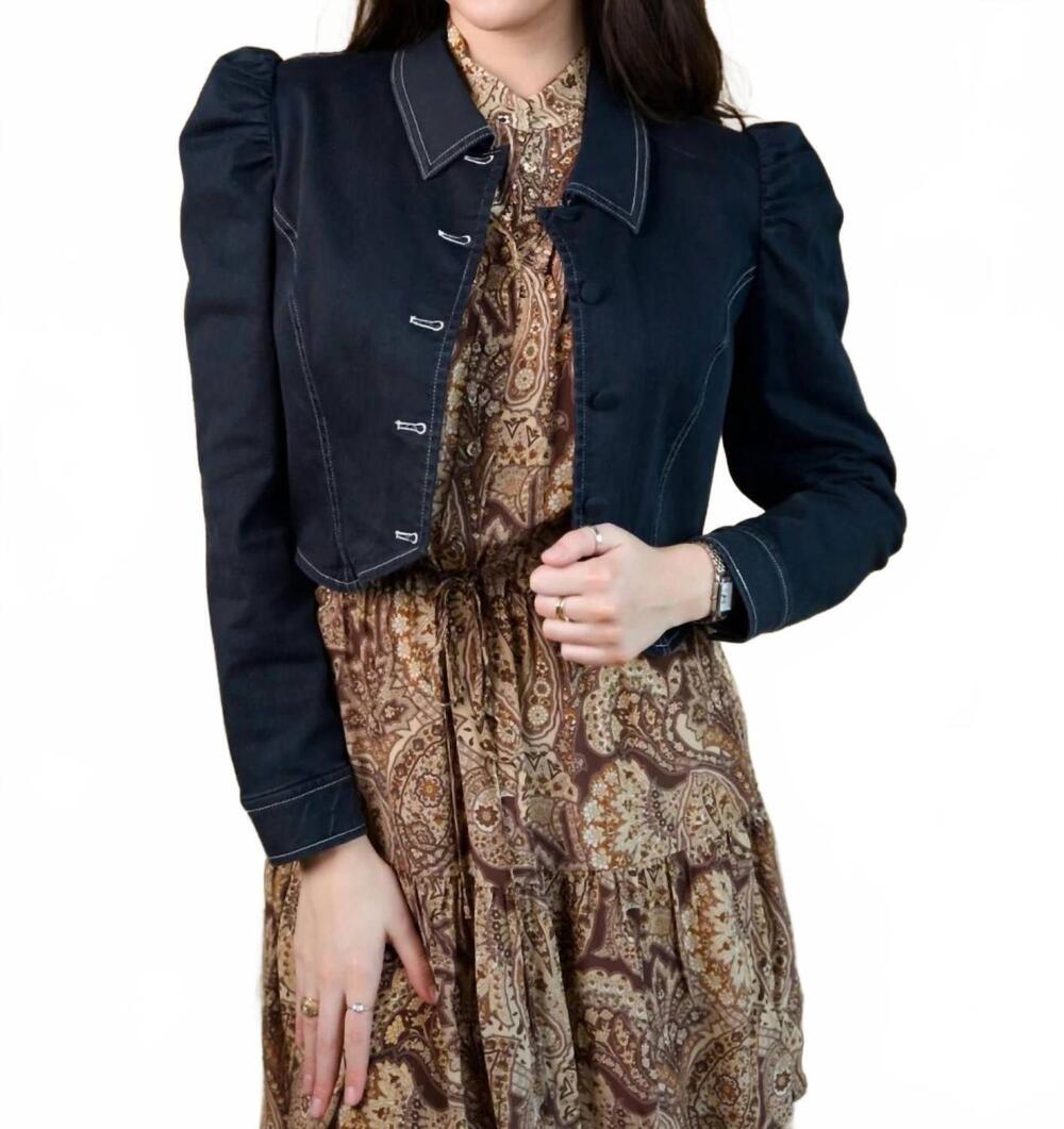 NEW LOVE THE LABEL aurore jacket in blue